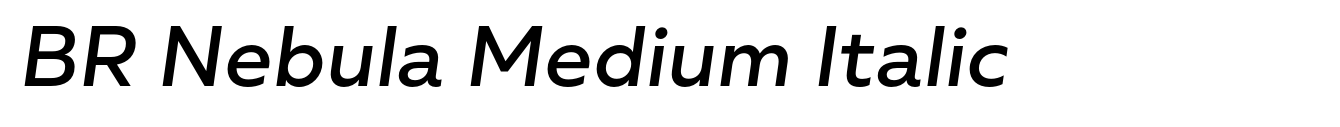 BR Nebula Medium Italic image